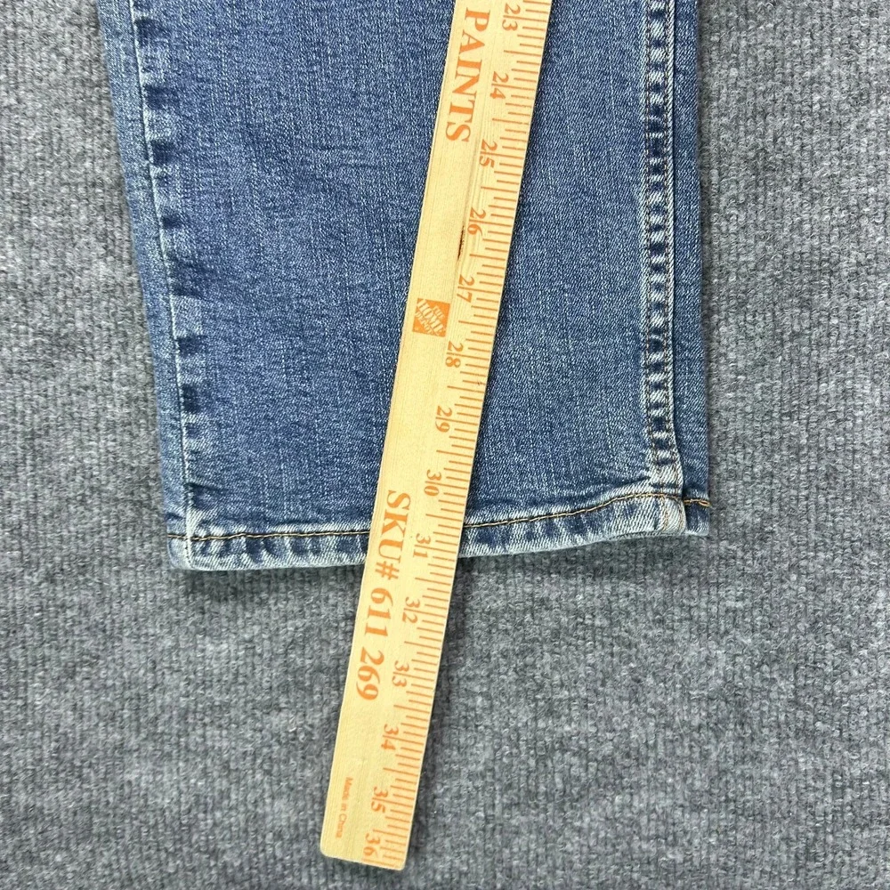 Levi's 505 Jeans Men's Blue Denim Stretch High Rise Classic Straight Fit - 40X32
